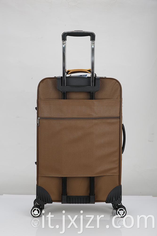 Pu Luggage Sets Leather Boarding